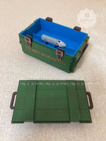 Подарочная коробка для USB-флешки с тематическим дизайном
